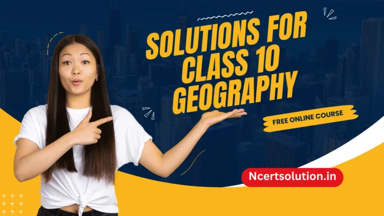 class 10 Geography